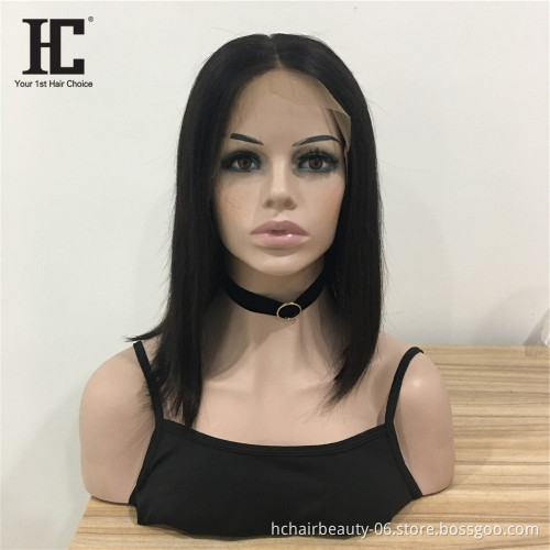 Tangle Free New Arrival Curly Human Hair Hd 613 Lace Frontal Bob Wig